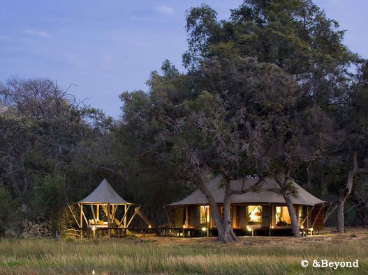 &Beyond camp in Botswana