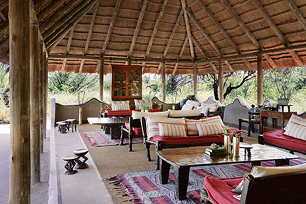 Living area - Camp Kalahari - Makgadikgadi Pans National Park