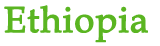 Ethiopia Text Logo