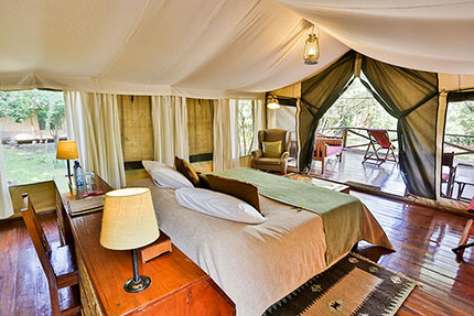 Bedroom - Karen Blixen Camp - Maasai Mara, Kenya