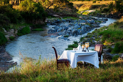 Outdoor dining - Sand River Masai Mara - Maasai Mara, Kenya
