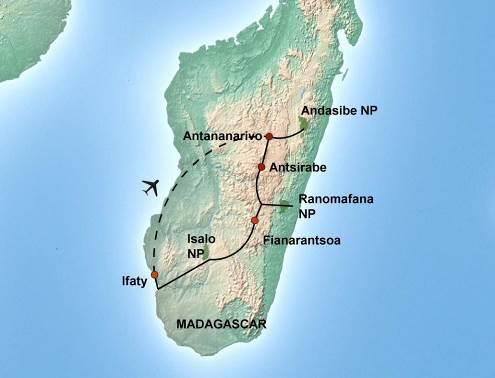 1000 Views of Madagascar - Map