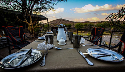 Dining - Huab Under Canvas - Huab Conservancy in Damaraland, Namibia