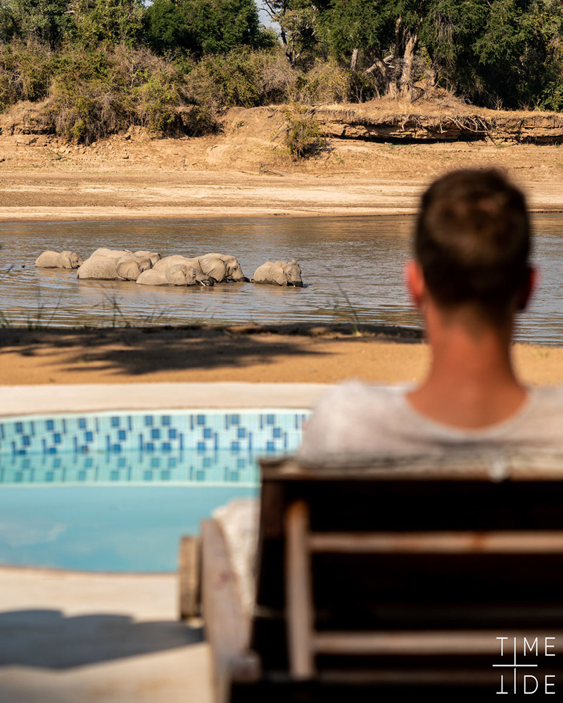 Game view from the camp - Time + Tide Mchenja - South Luangwa National Park, Zambia