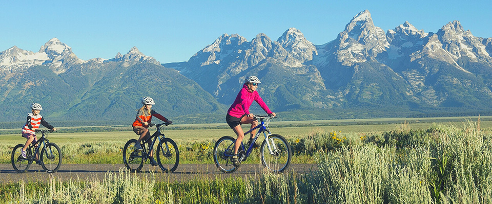 Bike ride at Grand Teton National Park