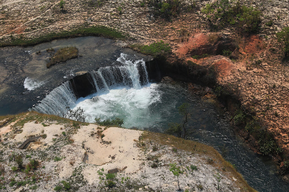 Angola - Waterfall on the Cuito River