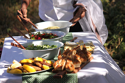 Meal - On Foot Through Botswana | Botswana Safaris & Tours