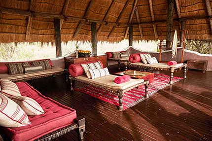 Living area - Camp Kalahari - Makgadikgadi Pans National Park