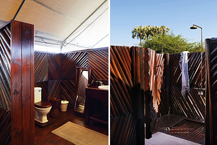 Bathroom - Camp Kalahari - Makgadikgadi Pans National Park