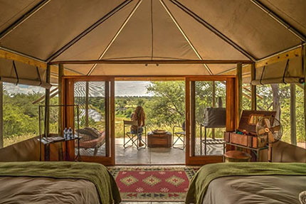 The tent - Meno a Kwena Tented Camp | Safari Camps in Makgadikgadi Pans National Park | Africa Discovery