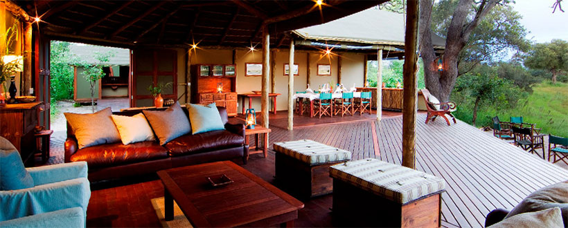 Motswiri Camp - Selinda Reserve - Botswana Safari Lodge