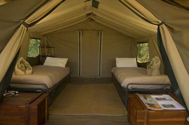 Saile Tented camp - Linyanti Reserve - Botswana Safari Tented Camp