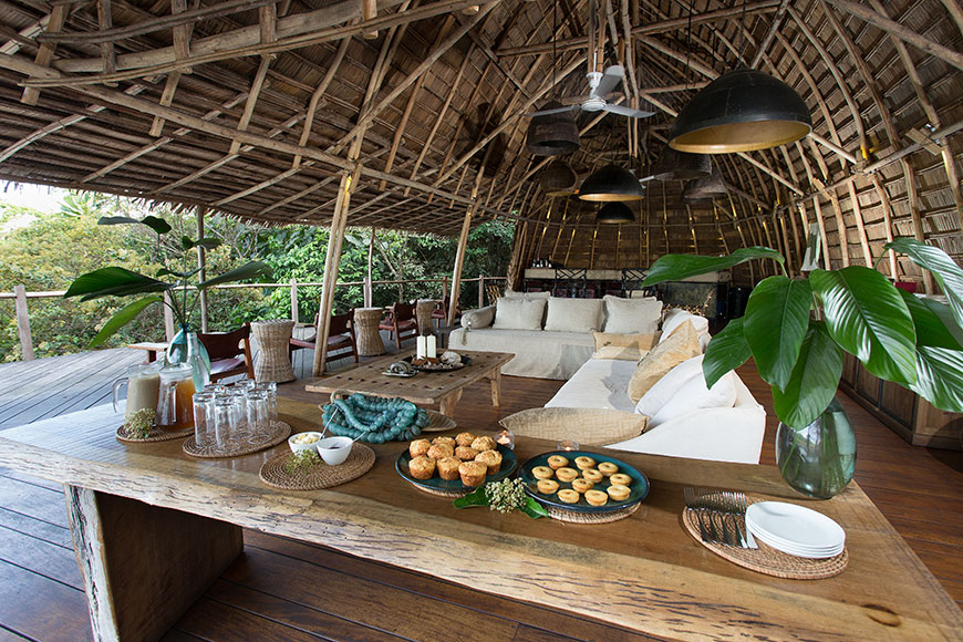 Dining area - Lango Camp - Odzala-Koukoua National Park