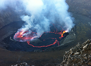 Nyiragongo Volcano in DRC