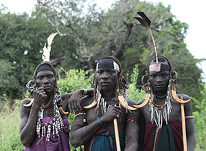 Mursi men