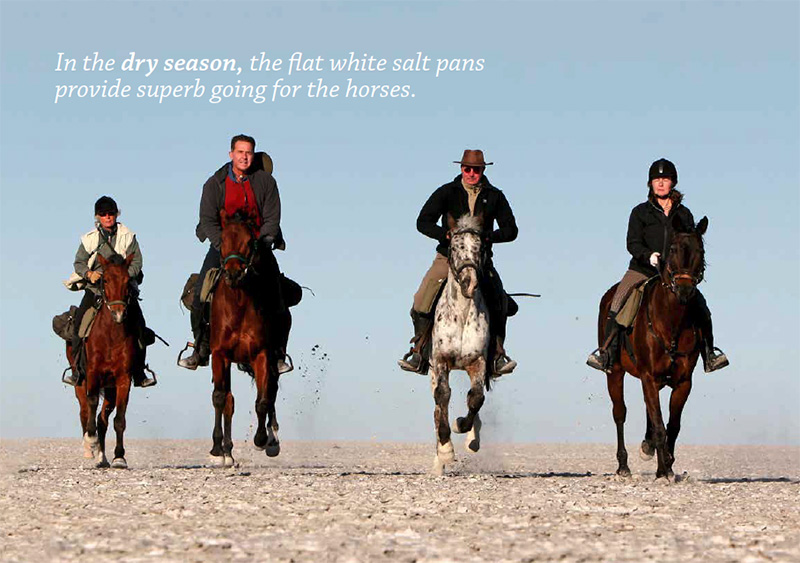 5 Nights Horse Riding Safari on the Makgadikgadi Salt Pans