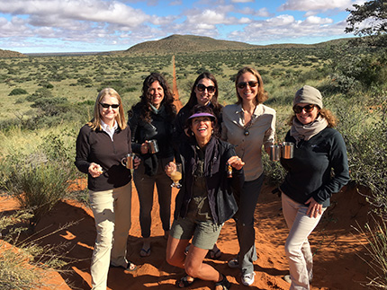 Group picture at Tawalu Kalahari