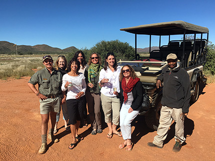 Group picture at Tawalu Kalahari