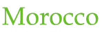 Morocco Text Logo