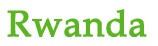 Rwanda Text Logo