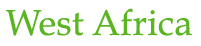 West Africa Text Logo