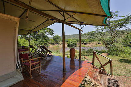 Tent interior - Karen Blixen Camp - Maasai Mara, Kenya
