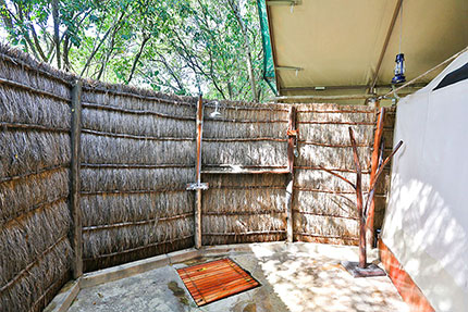 Shower - Karen Blixen Camp - Maasai Mara, Kenya