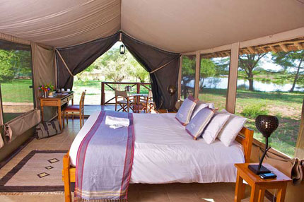 Voyager Safari Camp - Tsavo National Park West - Kenya Safari Camp