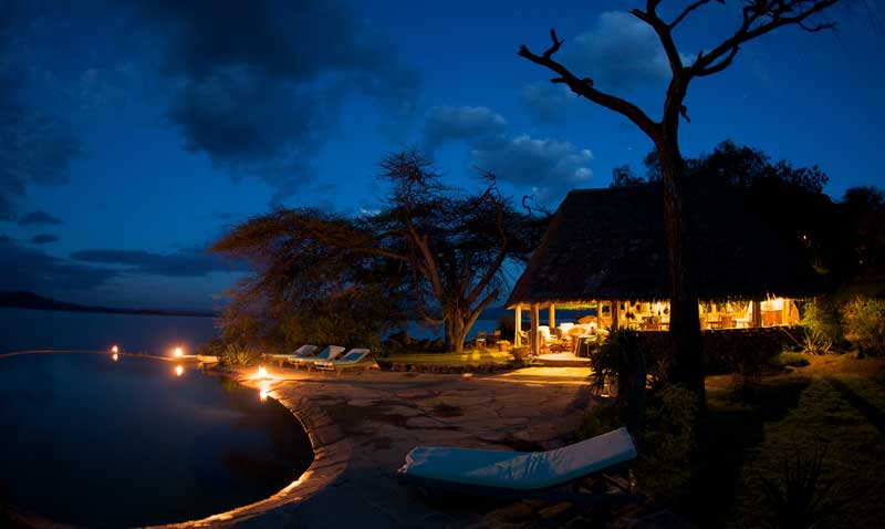 Samatian Island Lodge - Lake Baringo - Kenya Safari Lodge