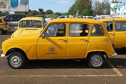 A taxi in Diego Suarez