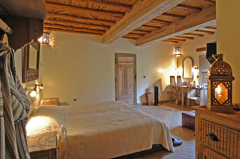 Apartment suite bedroom - Kasbah Du Toubkal in Toubkal National Park, Morocco