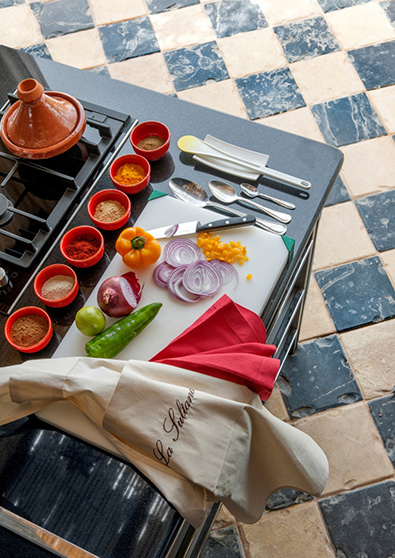 Cooking class at La Sultana Marrakech, Morocco