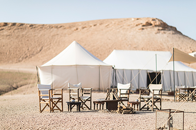 Living area - Scarabeo Camp - Agafay Desert, Morocco