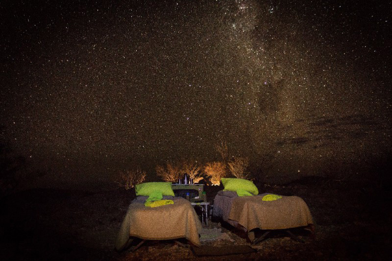 Stellar Escape - Sleep out at Huab Under Canvas