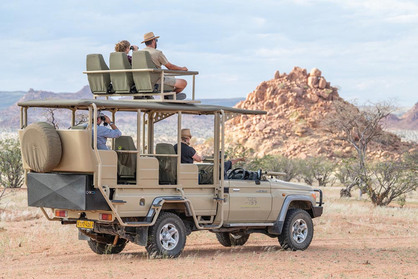 Game drive - Camp Onduli Ridge, Namibia