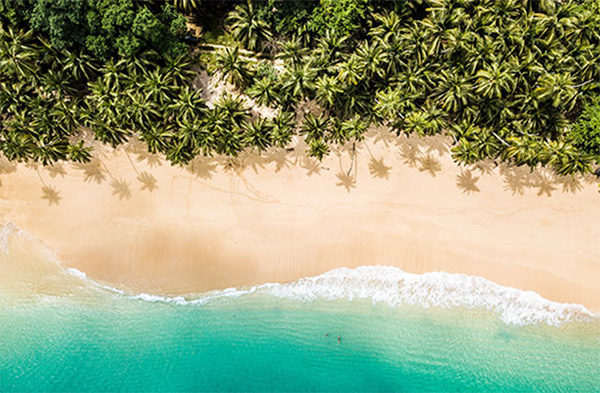 Beach at  Príncipe