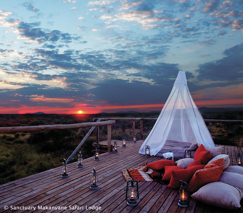 Sleep out - Sanctuary Makanyane Safari Lodge