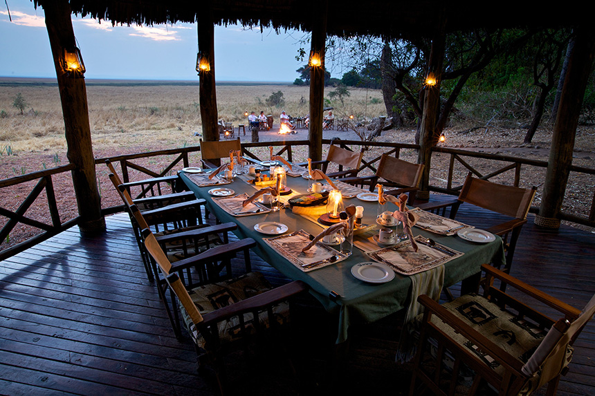 Dining area - Katavi Wildlife Camp