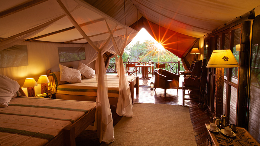 Classic tent - Rufiji River Camp