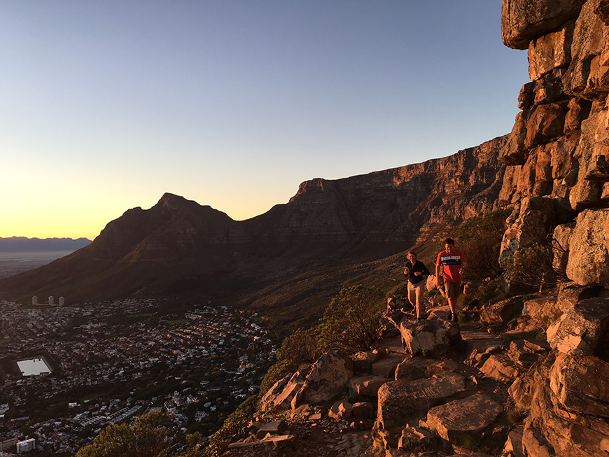 hike Lion’s Head Mountain in Cape Town, South Africa