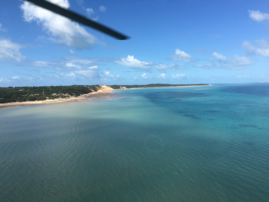 beach arial view - Mozambique