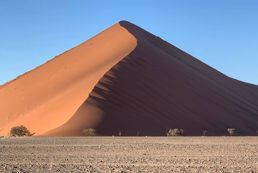 Sand dune in Sossosvlei, Namibia