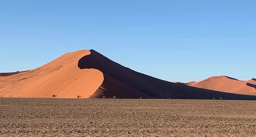 Sand dunes in Sossusvlei