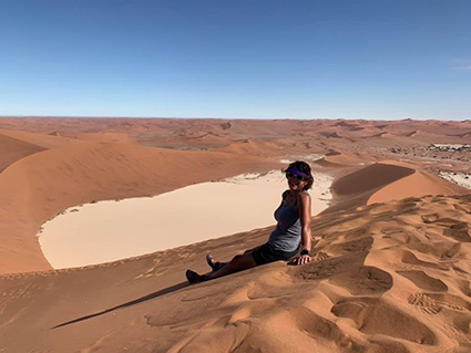 Hike a sand dune