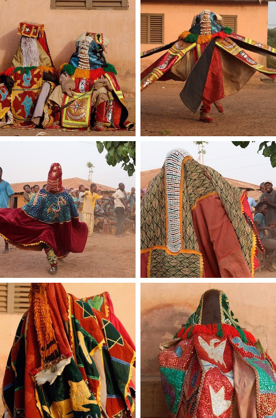 Egungun Masks - Yoruba ceremony