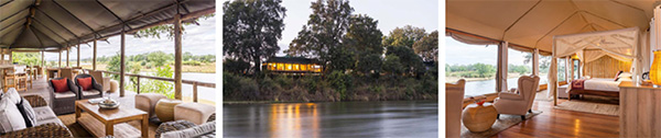 Amanzi Camp in Lower Zambezi, Zambia