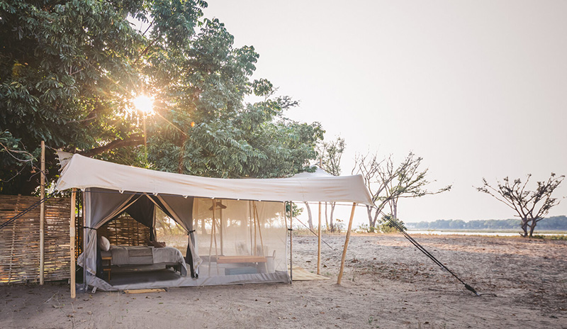 Tent - Chula Island Camp - Lower Zambezi National Park, Zambia