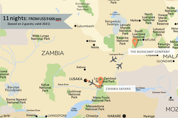 Iconic Zambia - Map