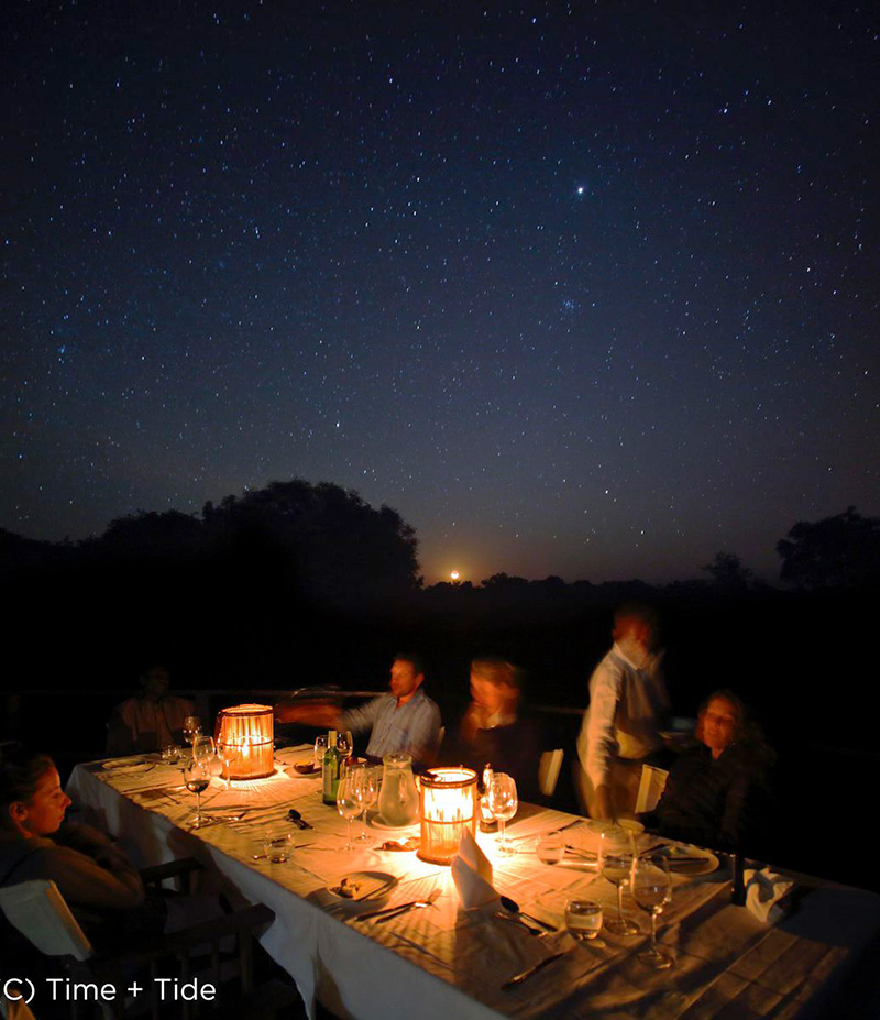 Dinner under stars - Time + Tide Kakuli - South Luangwa National Park, Zambia