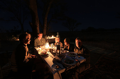 Dinner - Kutali Camp - Lower Zambezi National Park, Zambia